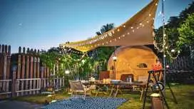 【香港Glamping好去處】Geodome4 x 私人花園派對 2/3 球體帳 |Autocamper 大江埔