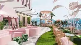 [KKday Exclusive] คอสเวย์เบย์ | ร้านอาหารและบาร์อาร์เคเดีย | ระเบียงดาดฟ้าชมวิวทะเล จุดถ่ายรูปใหม่ | ดินเนอร์สุดพิเศษสําหรับสองท่าน พร้อมค็อกเทลเมจิกแลมป์ | ช่วงเวลาแฮปปี้อาวร์สําหรับเล่นพิคเคิลบอล