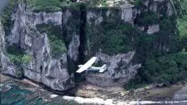グアムの軽飛行機体験