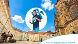 スマートフォンのオンラインガイド付きプラハ城のチケット