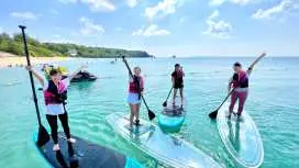 Clear Sap và đặt chỗ BBQ trắng tay với vé phà (Okinawa/Đảo Tsuken)