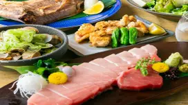 Tokyo, Nhật Bản|Cửa hàng đặc sản cá ngừ nướng than|Cửa hàng Uozumi Tan Akihabara
