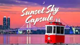 海雲台 スカイカプセルからの夕日&夜景観賞 日帰りツアー(韓国 釜山)