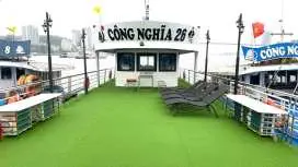 【日本語対応クルーズ】ハノイ発・世界遺産ハロン湾日帰りツアー|4時間クルーズ・鍾乳洞探訪&ランチ・夕食&日本語ガイド付き(送迎サービスあり)