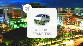 【沙巴亞庇機場接駁】沙巴亞庇機場 (BKI) - 亞庇市 / 近郊飯店(單程包車)|9、26人團