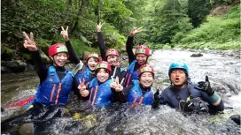 【北海道・南富良野】富良野・トマムエリア♪トナシベツ川キャニオニング♪写真データ無料!10歳から参加OK!