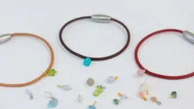 [Fukuoka, Itoshima, Popular Leather Accessories!] Make a leather bracelet and a selection of natural stone accessories