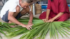 [Kagoshima/Amami Oshima] Workshop with Shige-chan! Making original bags woven from palm leaves