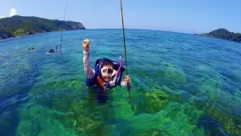 [Kagoshima, Amami Oshima, Fishing] Catch a fish while swimming! ♪ Floating Fishing Tour