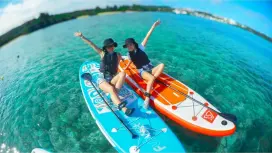 [Okinawa/Onna Village] Ages 3 and up! Perfect for families with children! Private SUP experience with individual guide | Includes photos and videos | Hot shower, shampoo, and hair dryer provided