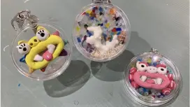 [Okinawa, Naha] Make your own original keychain on Kokusai Street ♪