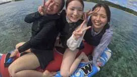 【名護市・今帰仁村・古宇利島】当日予約OK!プライベートビーチで過ごす極上の時間!バナナボートやお好きな乗り物を2個選べる大満足プラン