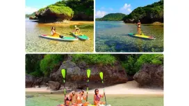 [Popular Ishigaki Island Activity] Cruise on a SUP in the crystal-clear Ishigaki Blue! Free photo data☆Beginners welcome SUP experience tour!