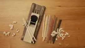 東京 銀座でカンナを使った箸作り体験♪
