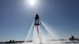 [เฮียวโกะ, ฮิเมจิ] ยินดีต้อนรับผู้เริ่มต้น! สัมผัสประสบการณ์ฟลายบอร์ดบินกลางอากาศด้วยแรงดันน้ํา