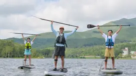 [Lake Shirakaba SUP Tour (2 hours)] Enjoy a stroll on the water! Perfect for families, couples, and women!
