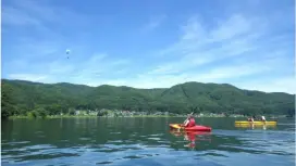 【長野・木崎湖】カヌー体験ツアー★エンジョイコース★