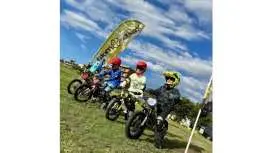 NEW! Experience electric motocross bikes while overlooking Osaka Bay at Maishima, Osaka! Ages 5 to elementary school students.