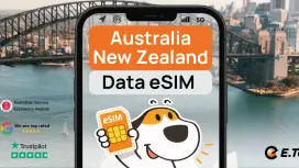 【限時5折🔥】澳洲、紐西蘭 eSIM|1–30天多方案|每日流量/總量型|5G/4G 高速上網