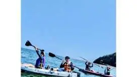 天草の綺麗な海を満喫!九州屈指の透明度の天草市牛深の海でSUPorカヤック!デリバリーランチセット付きの半日(2時間半ロングプレイ)