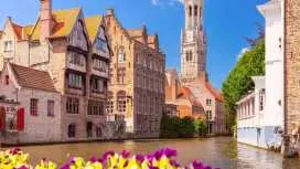 From Brussels: Bruges by Train with Guided Tour & Boat Ride|Belgium
