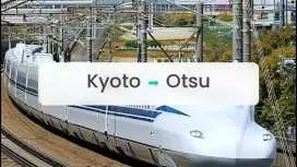 Vé JR Shinkansen: Kyoto → Otsu