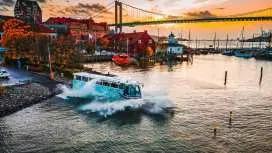 Gothenburg: Tour tham quan bằng xe buýt lưỡng cư trên bộ và trên sông | Thụy Điển