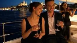 Istanbul Bosphorus Romantic Night Yacht Cruise Experience|Turkey