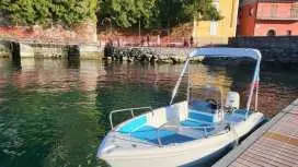 Lake Como: Self Drive Boat 40 HP - without driving license|Italy