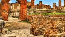 다 로마: Tour di 1 giorno a Pompei + pranzo da Antico Romano|이탈리아