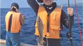 【鹿児島・奄美大島北部・空港そば】ちょっと変わった釣り体験、手ぶらオモック半日コース