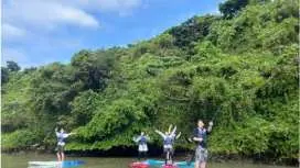 Okinawa Mangrove SUP | Enjoy a stroll on the water in Kadena and Hija River! Ages 6 and up OK | Free photos and hot showers available