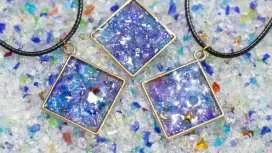 [Okinawa, Nago] UV Resin Space Painted Accessories at Mori no Glass Museum