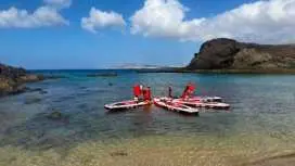 Lanzarote electric paddleboard and snorkelling tour