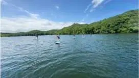 【白老 ポロト湖)ポロト湖でSUP体験!! (スタンドアップパドル)初めての方も経験者も大歓迎。 写真プレゼント!!
