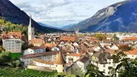 Private architecture walk through Chur with a local expert