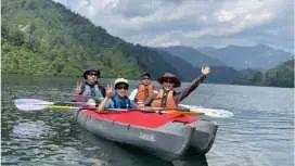 [Gunma, Minakami Town] Experience 360 ​​degrees of nature. Discover the hidden gem of the uppermost reaches of the Tone River, the water source for the Tokyo metropolitan area! "Okutone Lake Half-Day Exploration Canoe Tour"