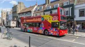 City Sightseeing hop-on hop-off bus tour of Cambridge