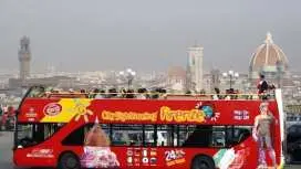 Uffizi Gallery guided tour with 24 or 48-hour hop-on hop-off bus tickets