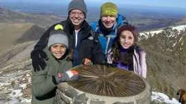 Summit of Snowdon hiking guided tour