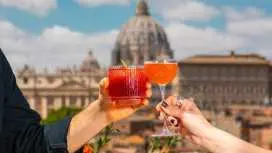 Rome piazzas and fountains sunset guided tour with aperitivo