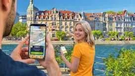 Trò chơi tìm kho báu kỹ thuật số tự hướng dẫn ở Konstanz
