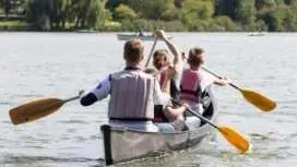 Canadian canoe rental in Stuttgart at the Neckar river