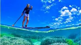[Okinawa, Onna Village] SUP & Snorkeling "An Adventure to an Uninhabited Island!" Beginners Welcome (Over 1500 people guided last year / Free photo and video data)