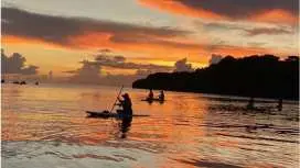 [Family Discount] Sunset SUP Plan: One child (middle school age or younger) is free! ★Ages 10 and up are welcome!★ Plenty of free rental equipment available in child sizes!