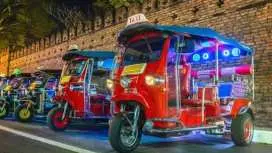 清邁寺廟與夜市嘟嘟車之旅