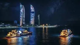 Xiamen night tour with Lujiang Cruise and Zhongshan Old Town