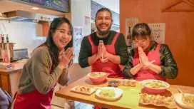 Kyoto ramen and gyoza cooking class with professional chefs