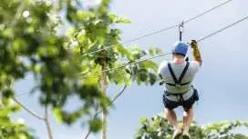 Erawan Patong Seaview Zipline experience