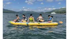 【山梨・山中湖】家族や仲間と!BIGSUP体験|通常90分プランが今だけたっぷり120分!